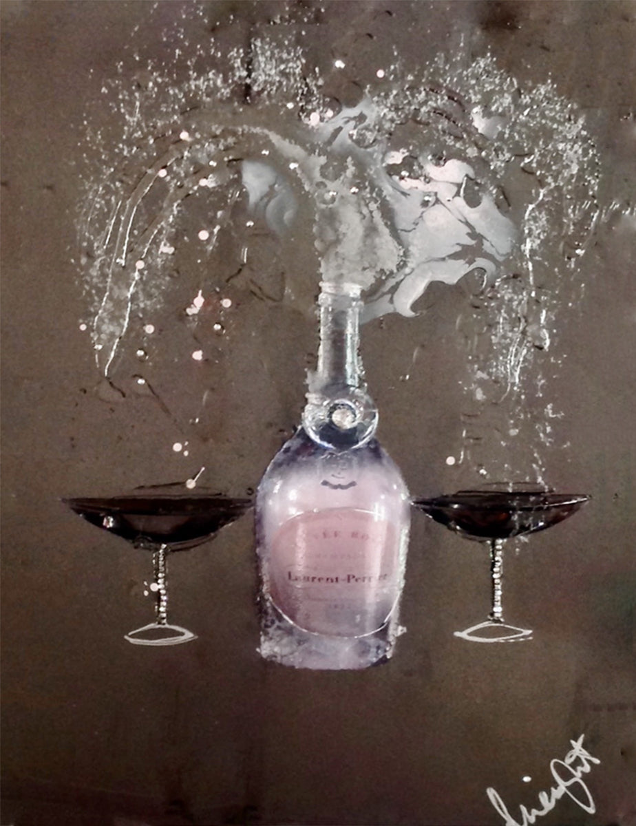 3D Laurent Perrier rose