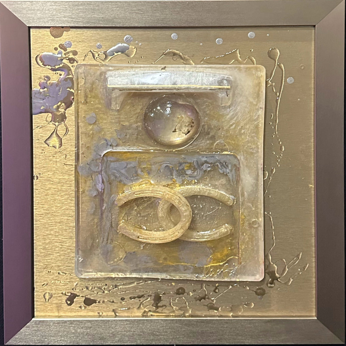 Chanel Perfume Bottle Bronze