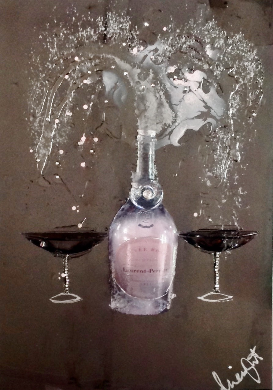 3D Laurent Perrier rose